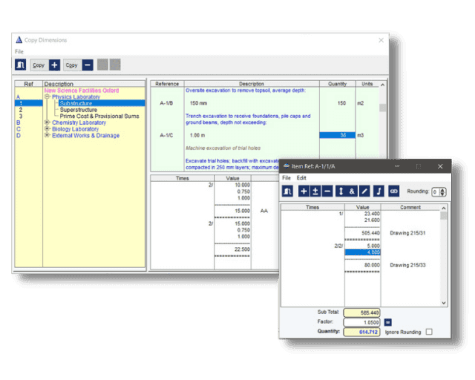 Construction estimating software 12 1