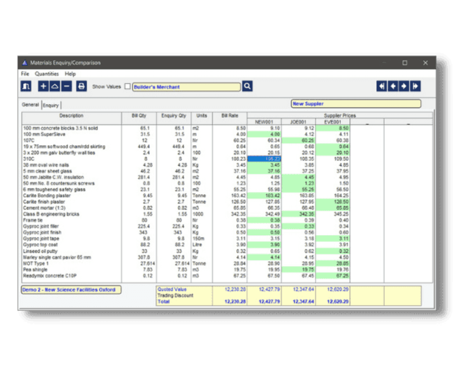 Construction estimating software 5 1